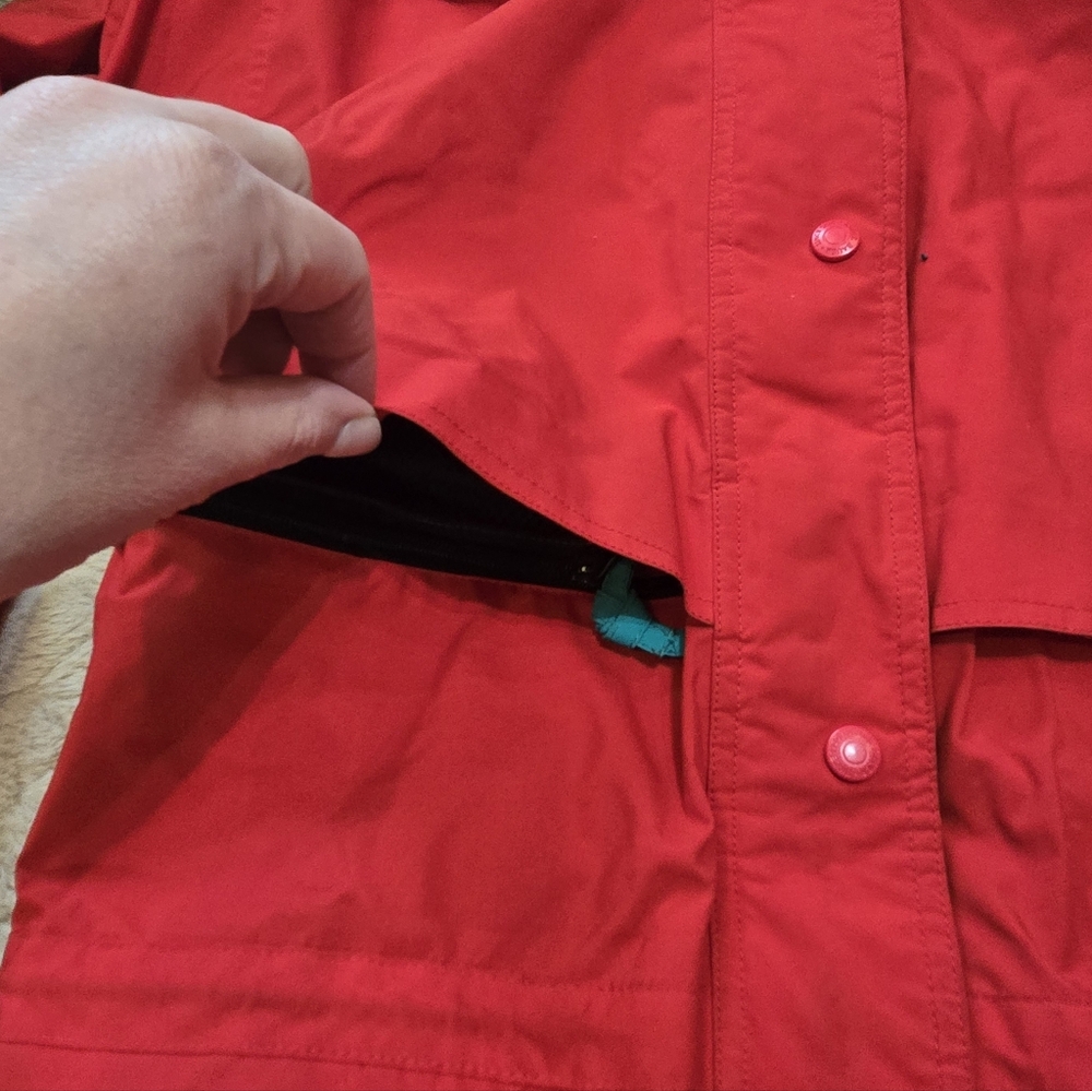 Eddie Bauer Red Vintage Gore-Tex Gorpcore Windbreaker Jacket, Size Small - Picture 15 of 15